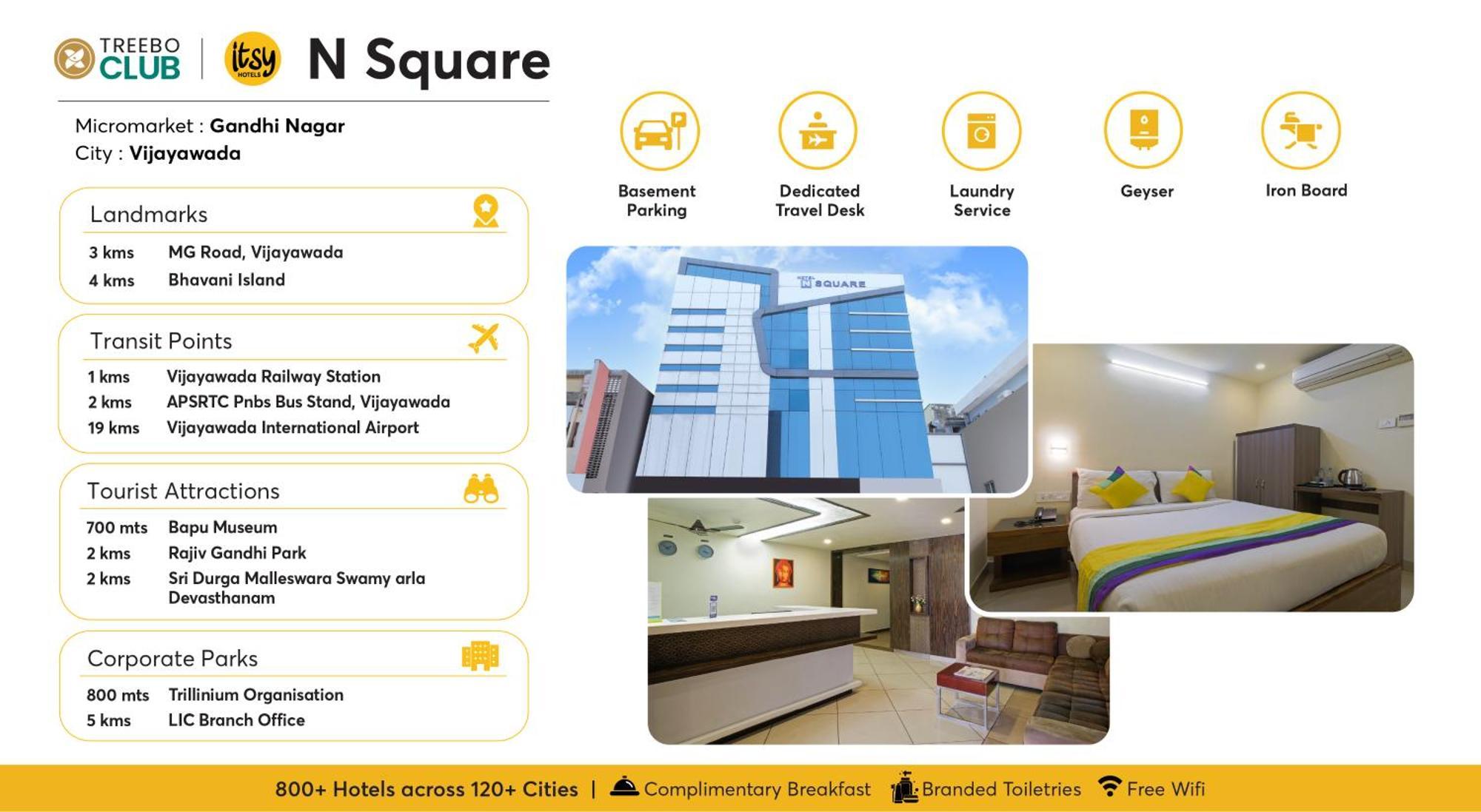 Itsy Hotels N Square Vijayawāda 外观 照片